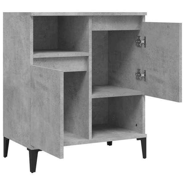 Berkfield Sideboard Concrete Grey 60x35x70 cm Engineered Wood