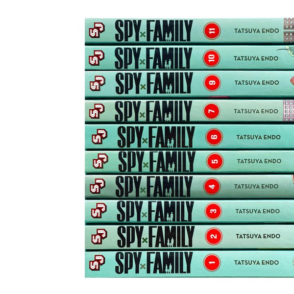 VIZ Media Spy x Family Collection 10 Books Set Volumes 1,2,3,4,5,6,7,9,10,11 by Tatsuya Endo