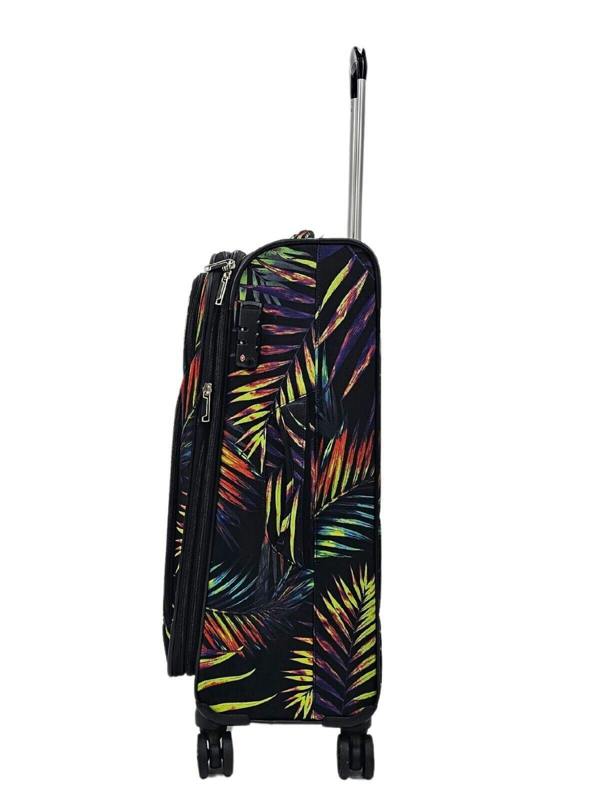 Eagle Luggage Lightweight Print Suitcases 8 Wheel Luggage Travel Soft Bags Set