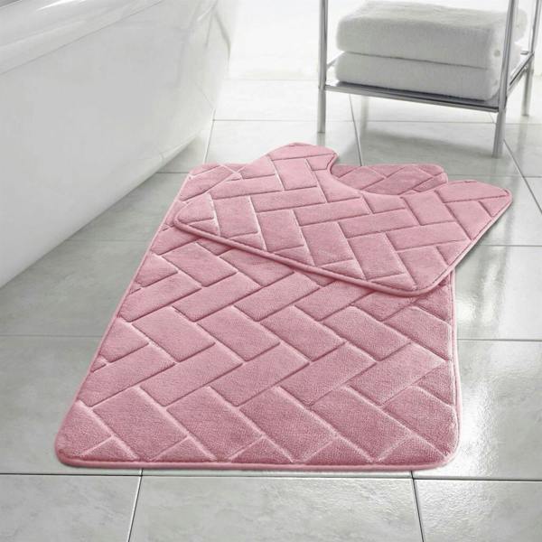 Memory Foam Blocks Bath Mats