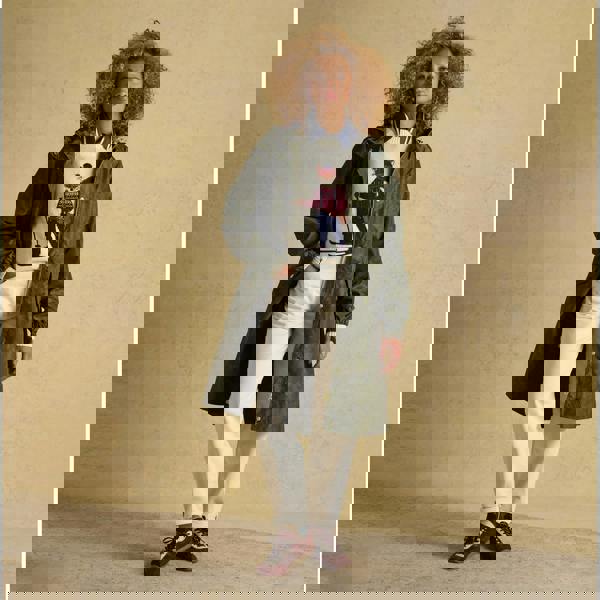 Joules Joules HOLKHAM Waterproof Packable Raincoat With Hood Green