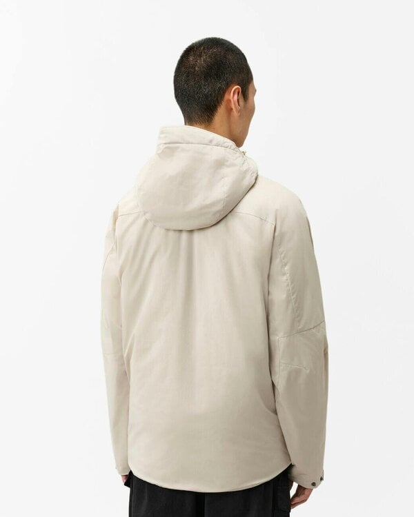 C.P. Company Pro-Tek Primaloft® Silver Hooded Mens Jacket - Silver Birch 120