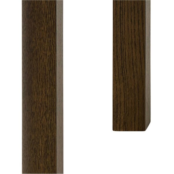 Wyld Haus Cork 180cm Rectangular Cream Ceramic Dining Table with Oak Veneer Base