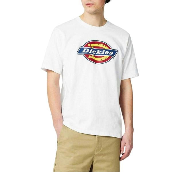 Dickies Mens Icon Cotton T-Shirt - White - 