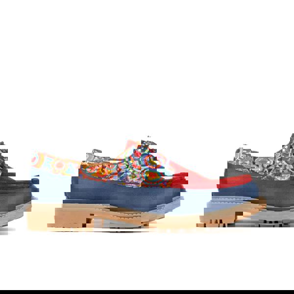 Embassy London Sloane Sail - Navy & Red Signature - Men's Deck Shoe