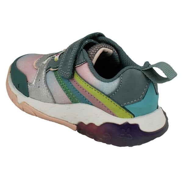 Clarks Girls Clarks Rainbow And Mermaid Tail Design Trainers Tidal Star