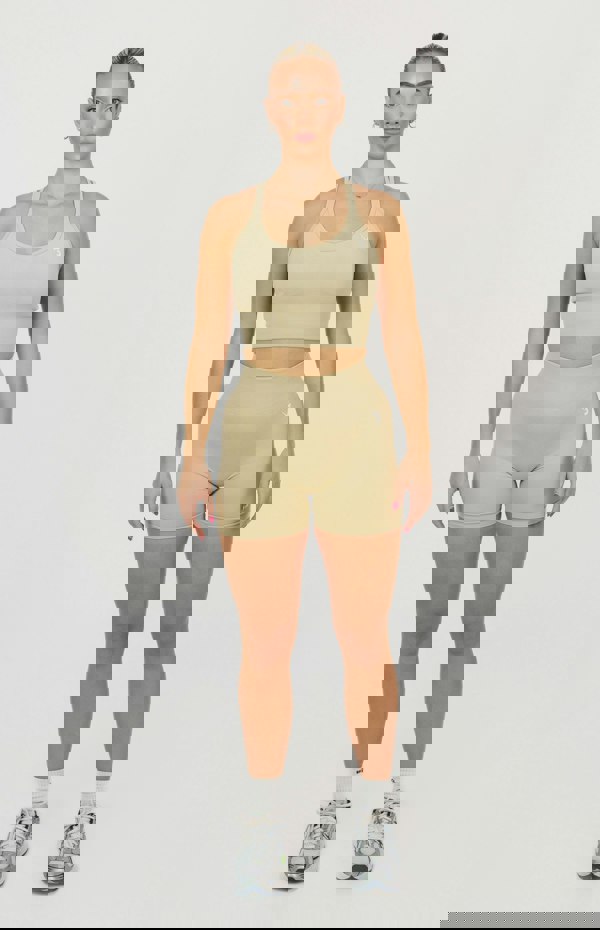 V3 Apparel Form Seamless Scrunch Shorts -  Light Camel