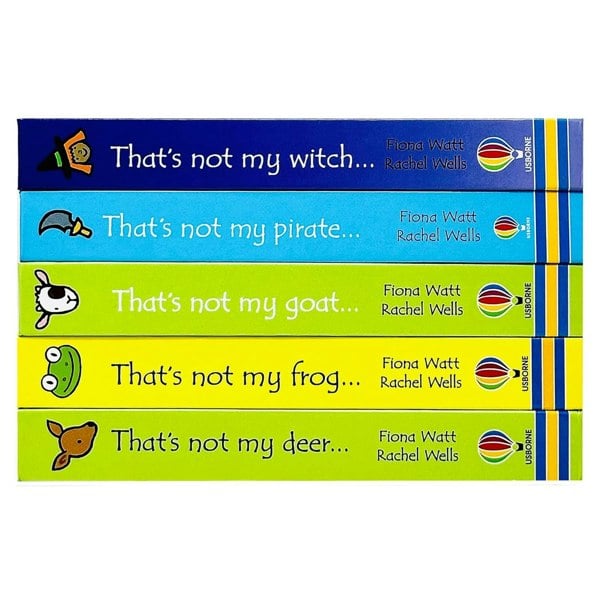 Touchy-Feely Books That's Not My Collection: 5 Books (Witch, Pirate, Goat, Frog, Deer)