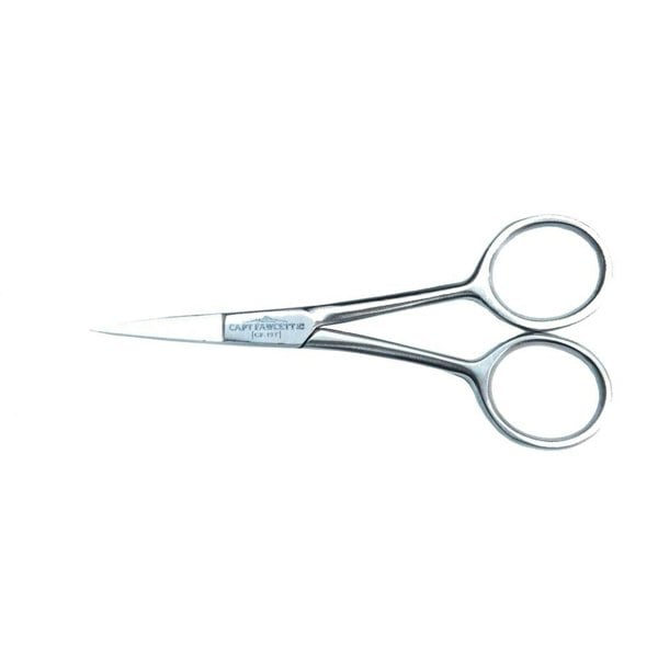 Captain Fawcett's Grooming Scissors with Leather Pouch