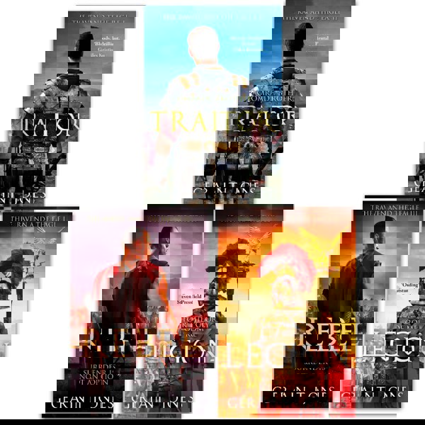 Geraint Jones The Raven and the Eagle Series 3 Book Set Rebel, Traitor, Legion