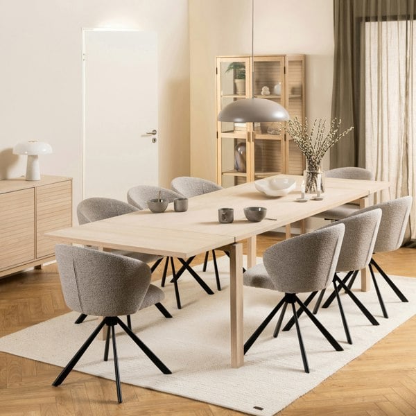 Furniture To Go Linley Dining Table in White Oak