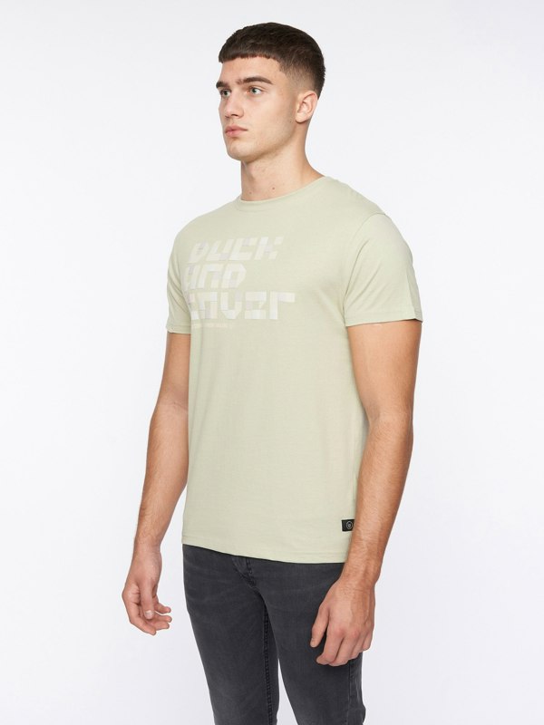 Duck and Cover Balding T-Shirt - Sage