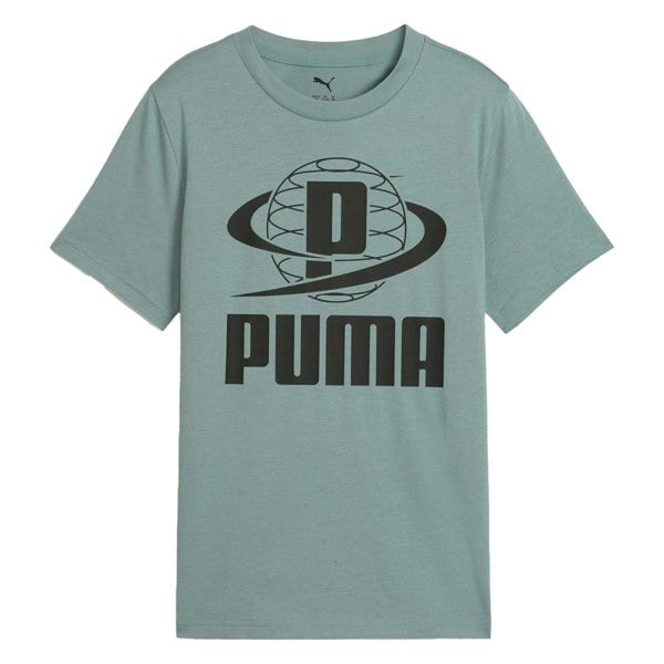 Puma Childrens/Kids II Graphic Print T-Shirt - Green