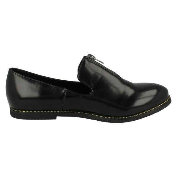 Down to Earth Ladies Down To Earth Zip Detail Loafer