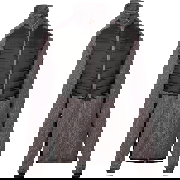 Trespass Mens Hanlonton Fleece AT200 Hybrid Jacket - Mid Grey