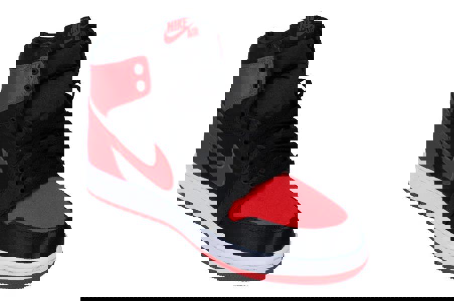 Nike Womens Air Jordan 1 Retro Hi Og Trainers Fd4810  061 - Black University Red White 061 - Photo 3