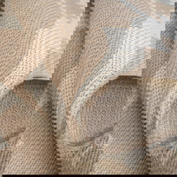 Beige Trellis Design Outdoor Rug for Garden & Patio