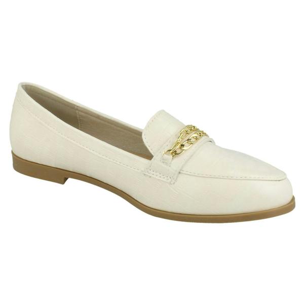 Spot On Ladies Spot On Croc Print Loafers F80537