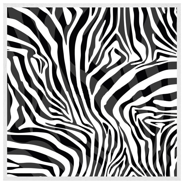 Benjamin Tate Design Zebra animal print (picture Frame)