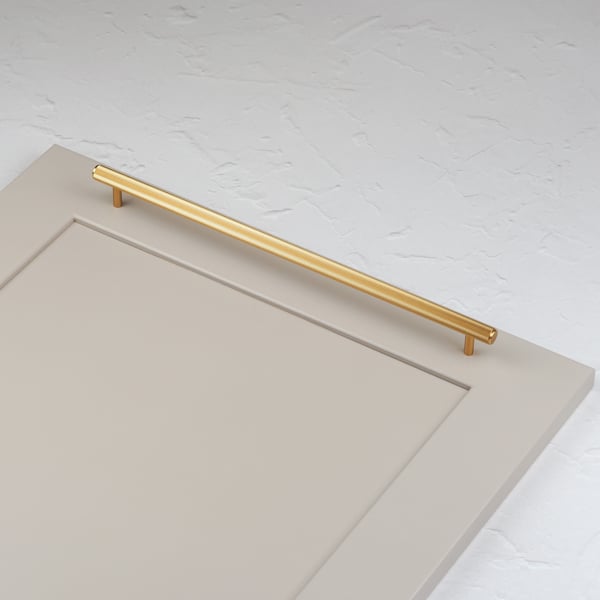 Handle & Home Gold Brass Reeded Handles