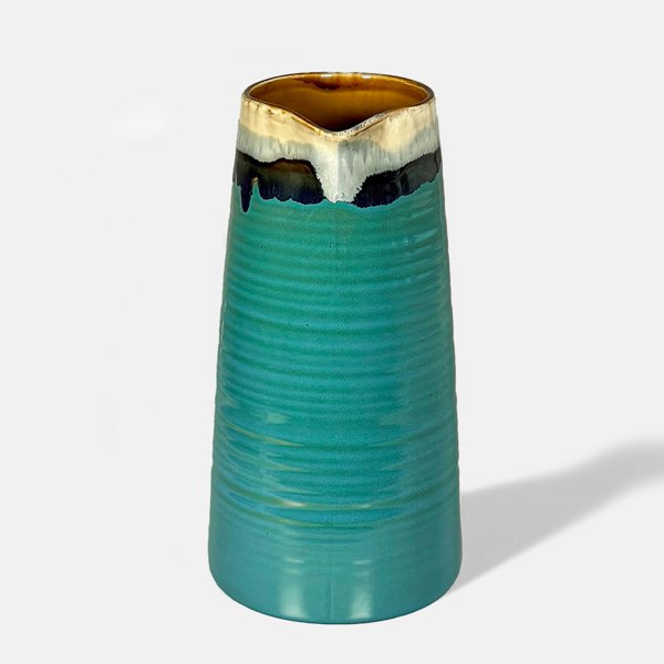 Scandi Home Terra Fusion 1.8L Teal Reactive Glaze Ceramic Jug