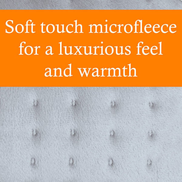 Homefront Heat Pad with 4 Heat Settings 110W - Luxurious Soft with Auto Shut Off