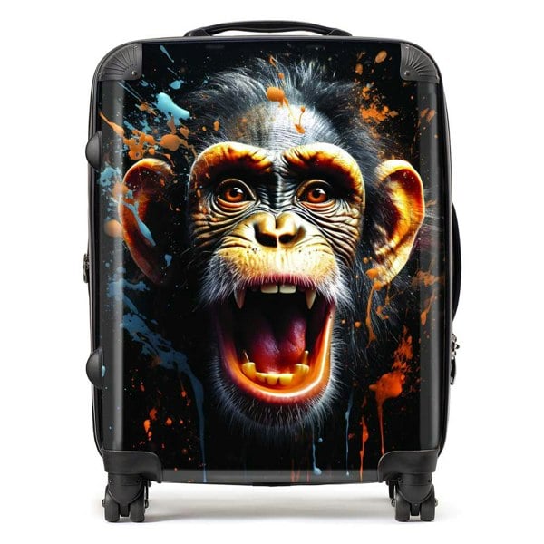 Warren Reed Monkey Face Splashart Suitcase