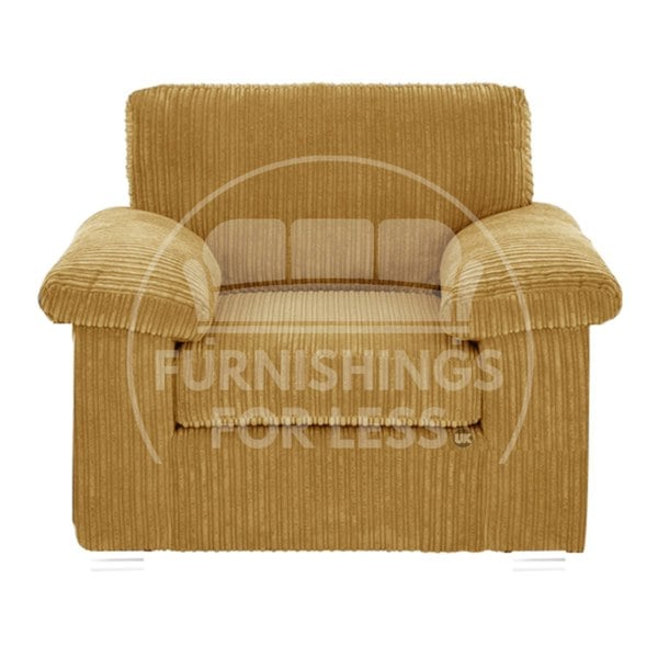 Furnishings For Less Delta Full Jumbo Cord Single Seater Armchair