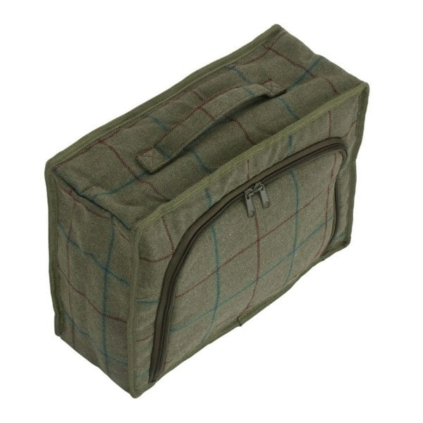 Green Tweed Cooler Picnic Bag