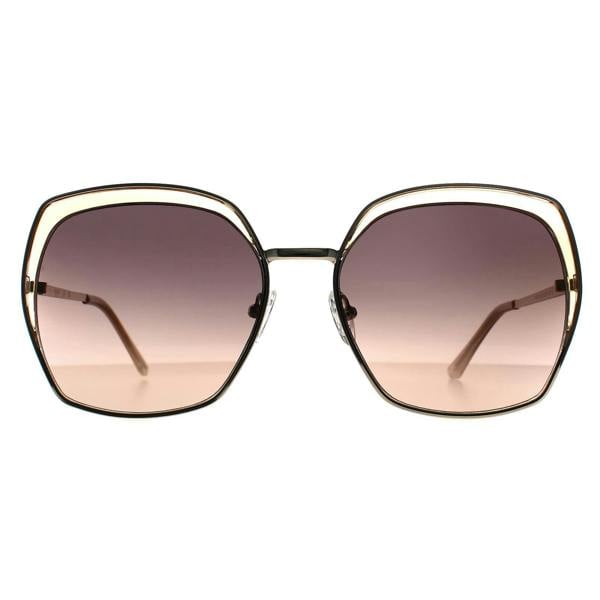 Guess Sunglasses GF0410 33F Gold Beige Brown Gradient