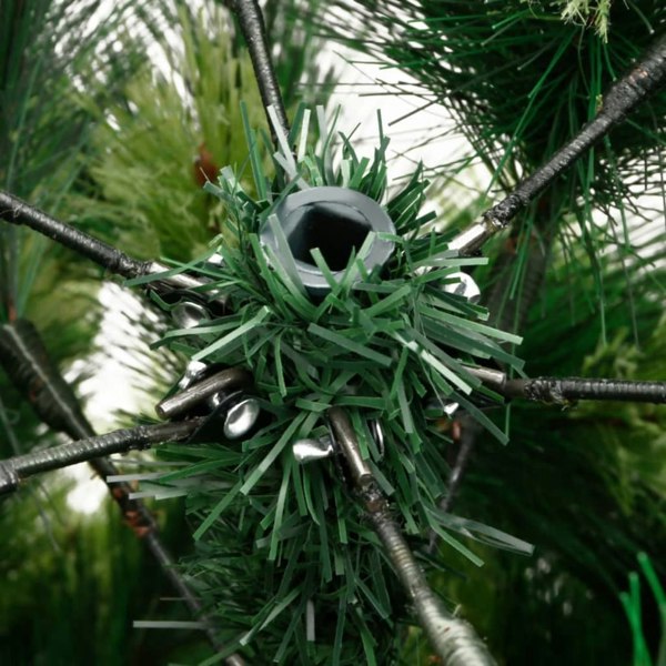 Berkfield Artificial Hinged Christmas Tree with Stand 180 cm
