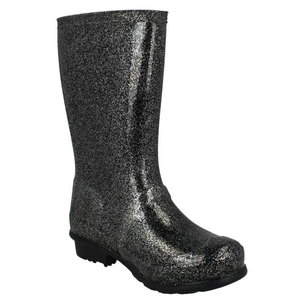 Pineapple Girls Pineapple Glitter Wellington Boots X1272