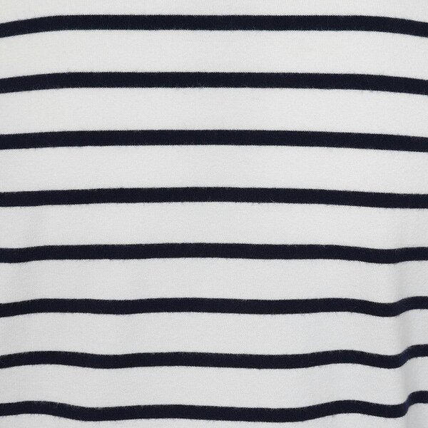 Lazy Jacks LJ97C - Girls Long Sleeve Breton Top - Chalk