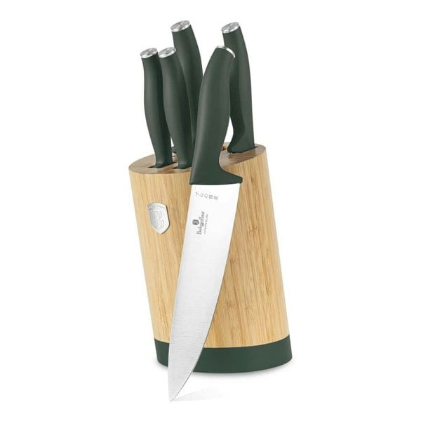 6 pcs knife set Berlinger Haus BH2757 Matte Green
