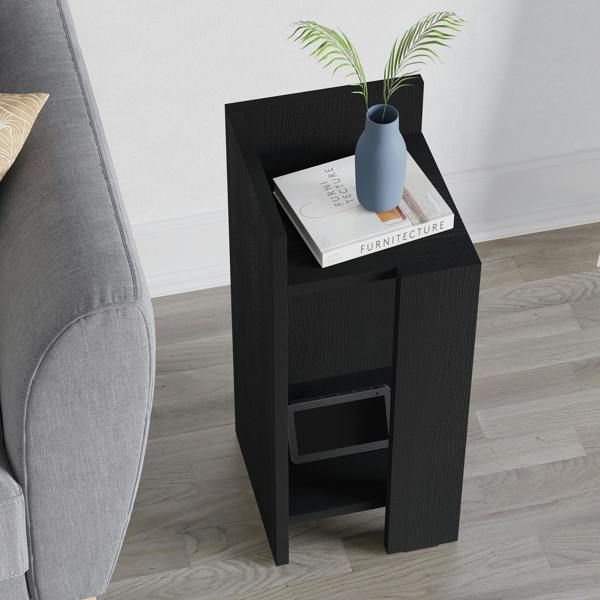 Decortie Elos Modern Bedside Table Left Module Narrow 25cm