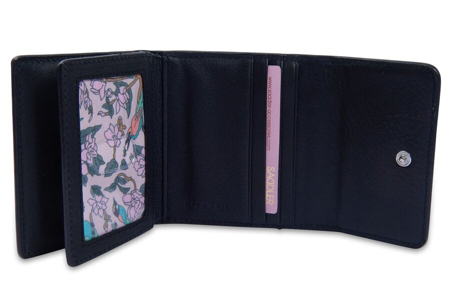 SADDLER "Edith" RFID Trifold Real Leather Card Case (Gift Boxed)
