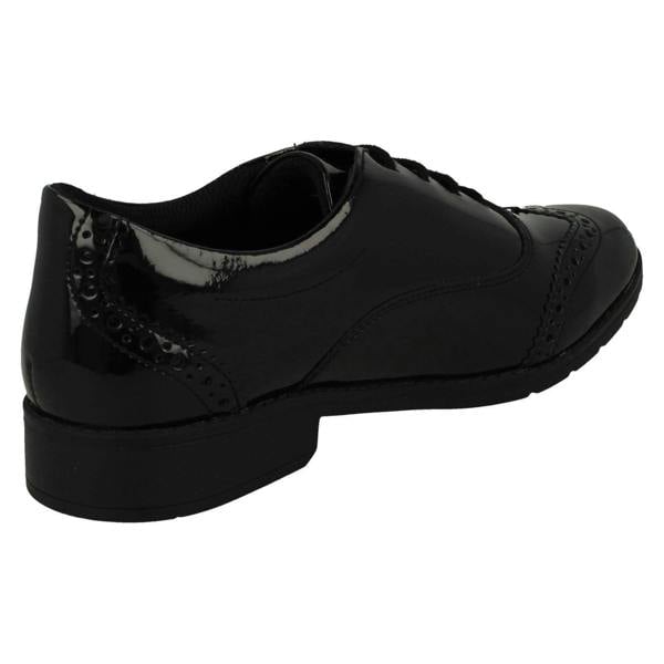 Clarks Girls Clarks Brogue Detailed Formal School Shoes Aubrie Tap