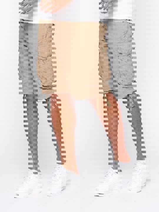 Crosshatch Jamstar Cargo Shorts Tan