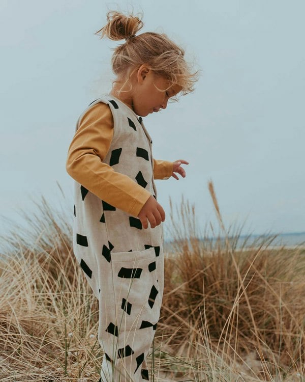 Stone Confetti Print Velour Jumpsuit - image 3