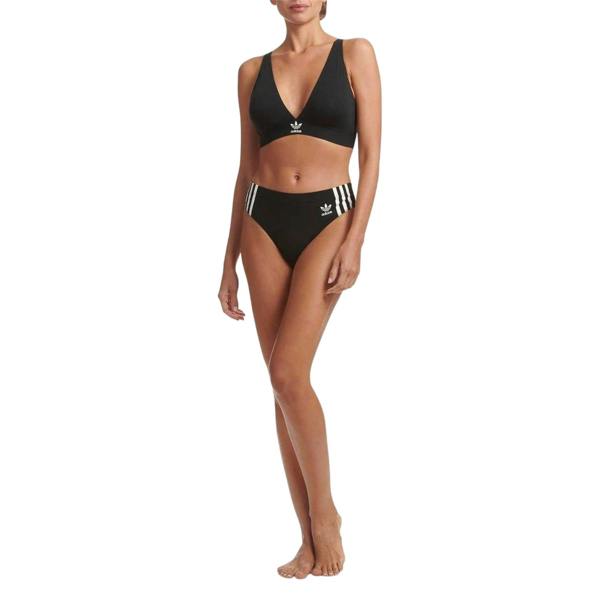 Adidas Womens/Ladies Cotton Blend Comfort Bra - Black - 