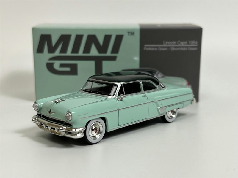 Mini GT Lincoln Capri 1954 Parklane Green Bloomfield Green LHD 1:64 Mini GT MGT00623L