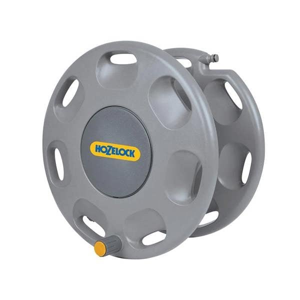 Hozelock 2390 60m Wall Mounted Hose Reel Only - Multi Colour - 
