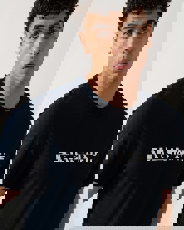 Belstaff Mens Logo T-Shirt - Dark Ink