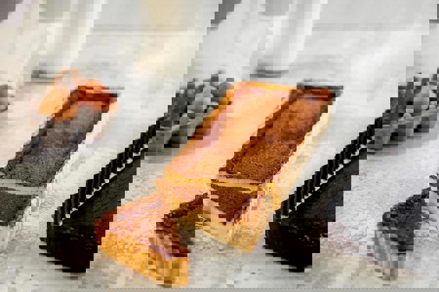 MasterClass Non-Stick Loose Base Rectangular Fluted Flan / Quiche Tin