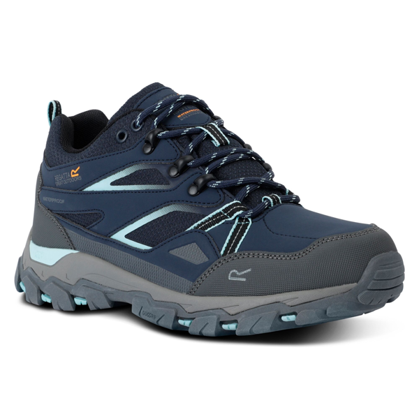 Regatta Women's Holcombe III Low Walking Shoes - Navy/Aruba Blue