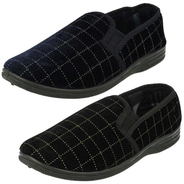 Spot On Mens Spot On Slip On Casual Slipper Shoes