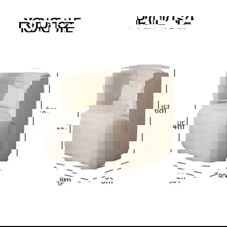 Jaotoo Armchair, Velvet, Boucle-Ritconcept-Rit Concept