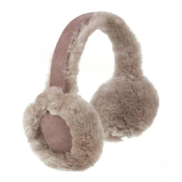 Eastern Counties Leather Womens Luxury Sheepskin Earmuffs - Truffle Brown