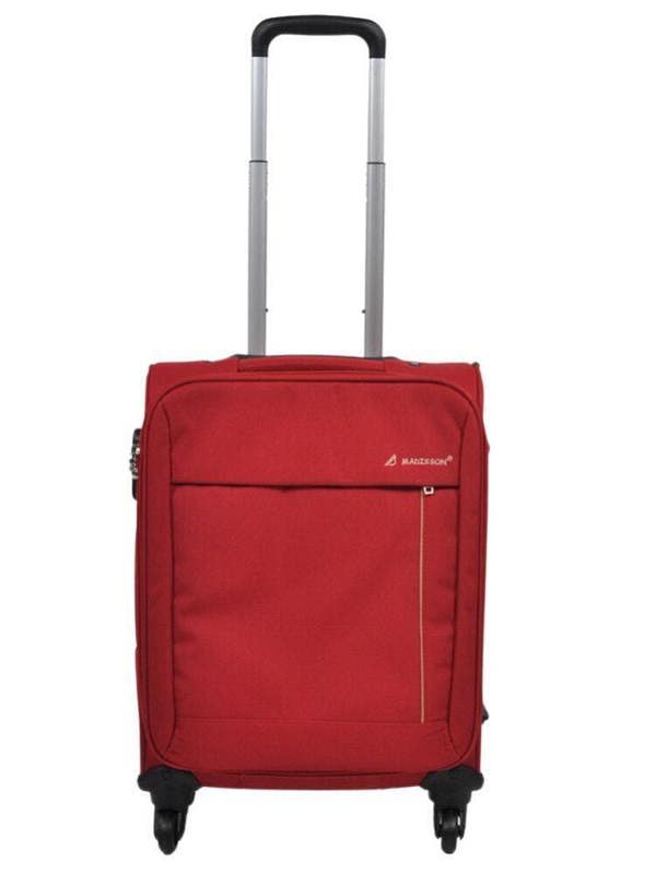 Snowball Lightweight Soft Casing Cabin Suitcase 8 Wheel Luggage Travel