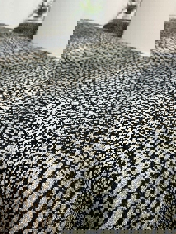 Premium nubani leopard pattern fabric footstool pouffe coffee table - ISTOOLS